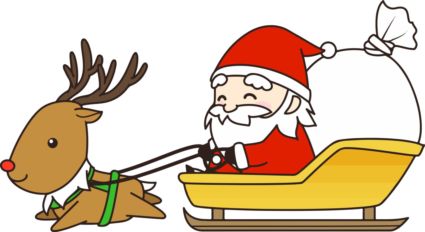 Christmas Eve Deer Cartoon Png Clipart Royalty Free Svg Png