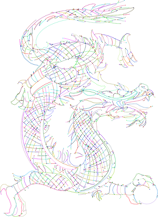 Line Art,Art,Dragon