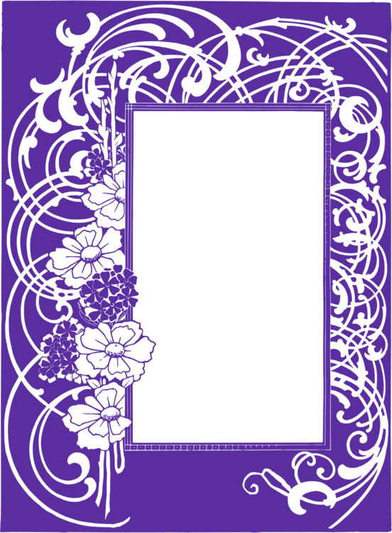 Purple,Picture Frame,Rectangle