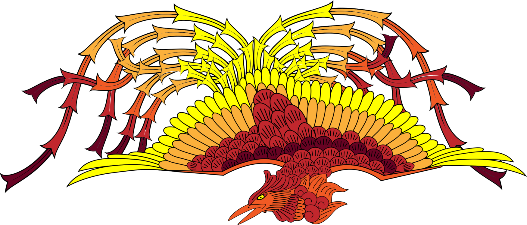 Wing,Four Symbols,Vermilion Bird