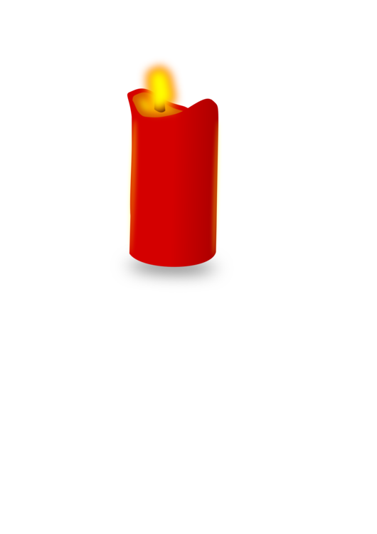 Cylinder,Flameless Candle,Yellow