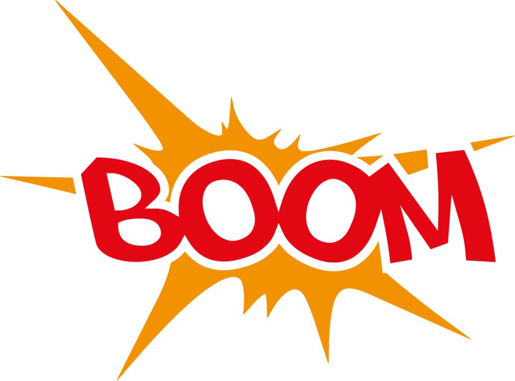 Boom logo design element Royalty Free Vector Image