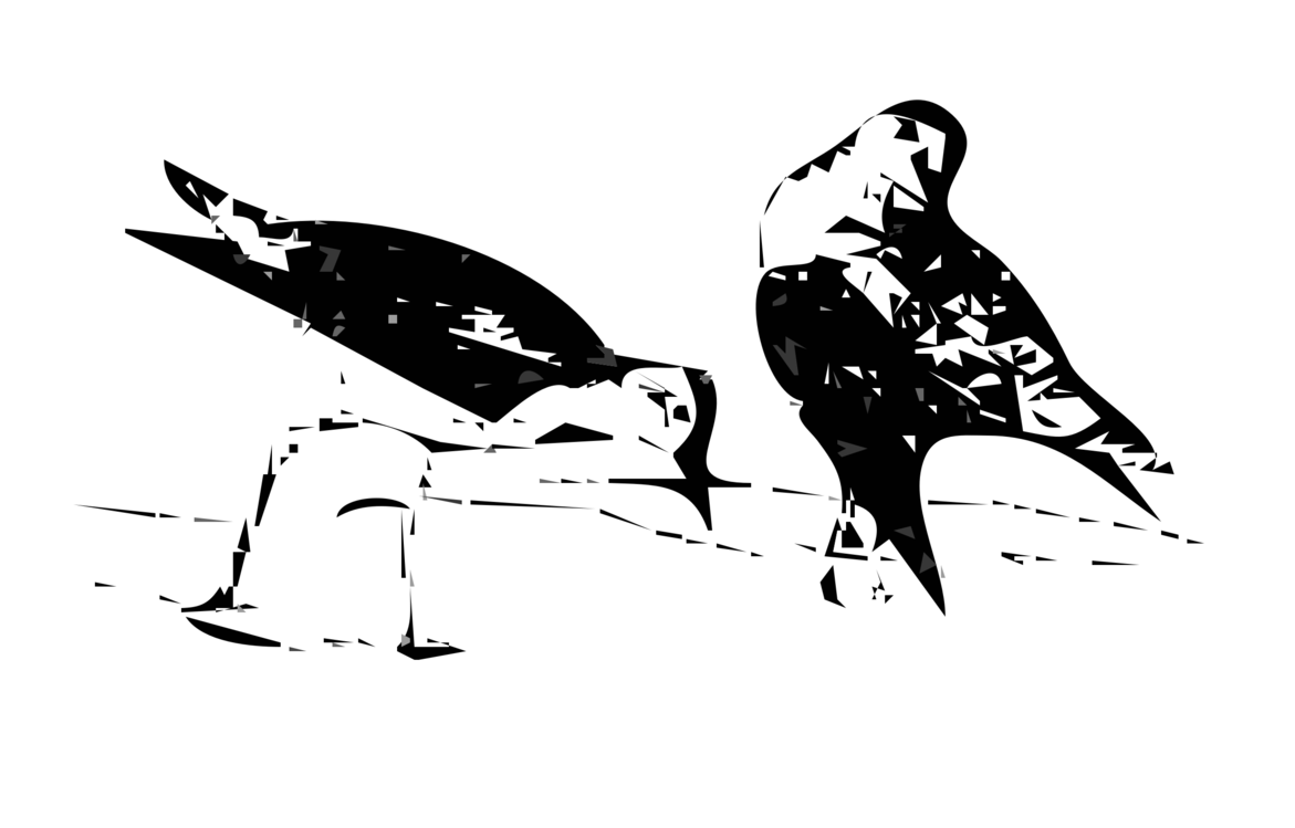 Perching Bird,Style,Stencil