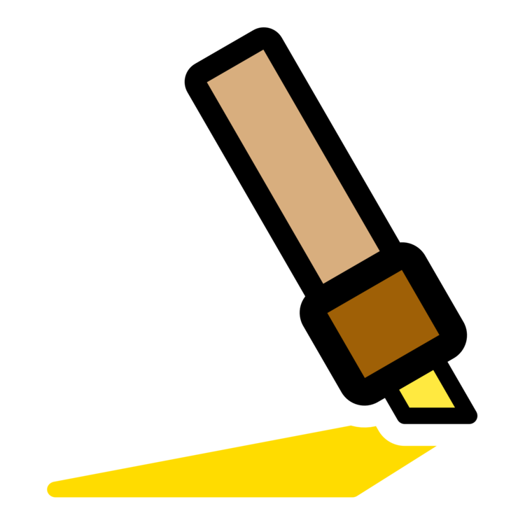 Yellow,Marker Pen,Pen
