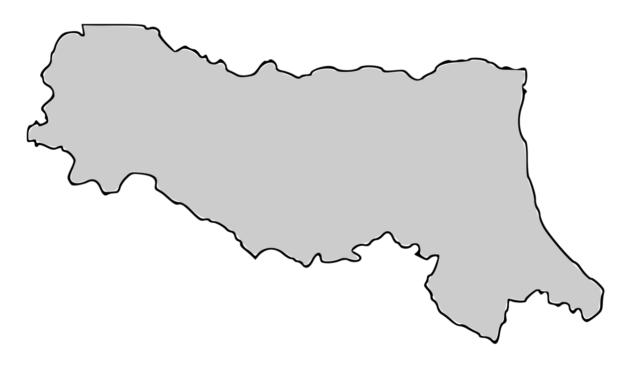 Map,Emiliaromagna,Regions Of Italy