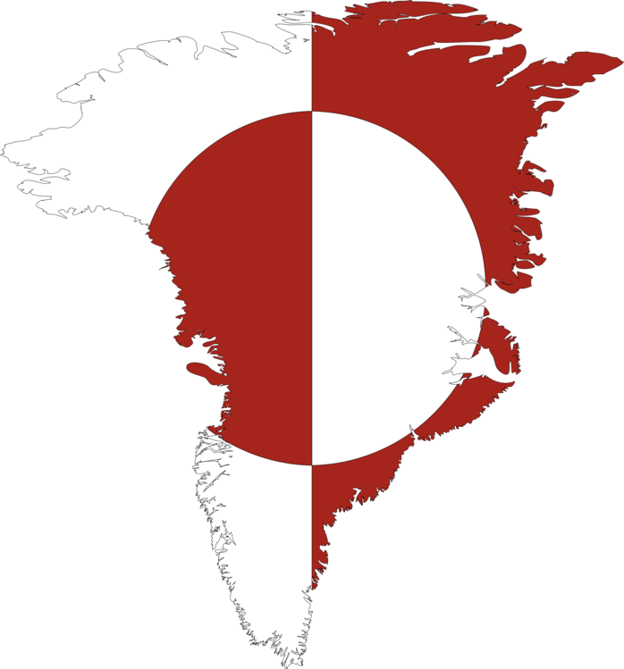 Red,Greenland,Flag Of Greenland