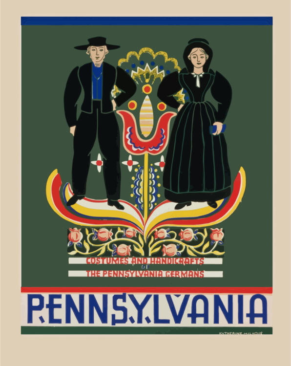 Poster,Logo,Pennsylvania German Language