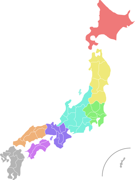 Map,World,Prefectures Of Japan