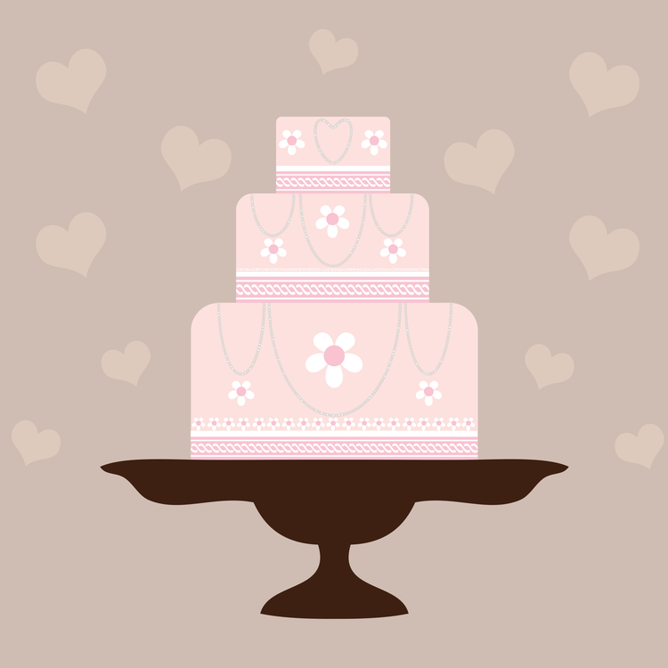 Pink,Wedding Cake,Birthday Cake