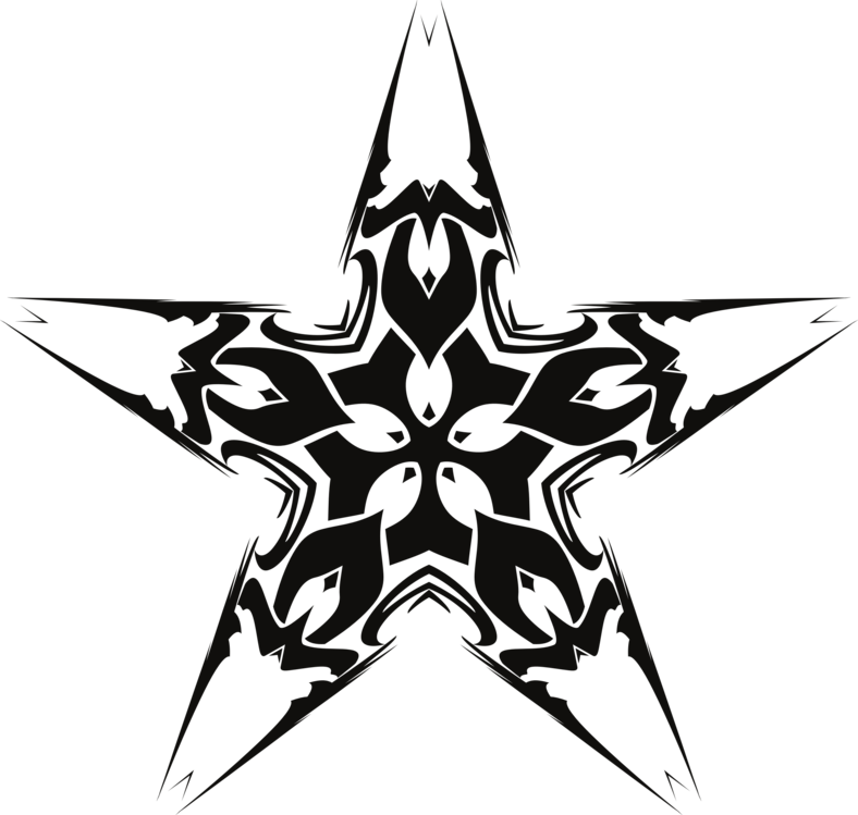 Blackandwhite,Star,Symmetry