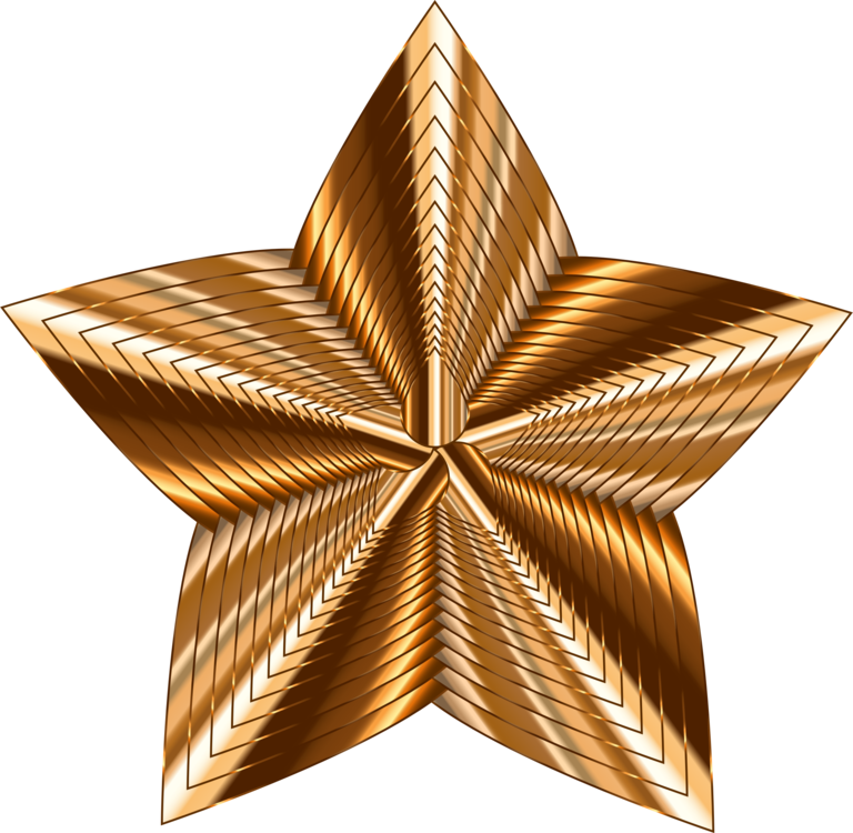 Copper,Star,Gold
