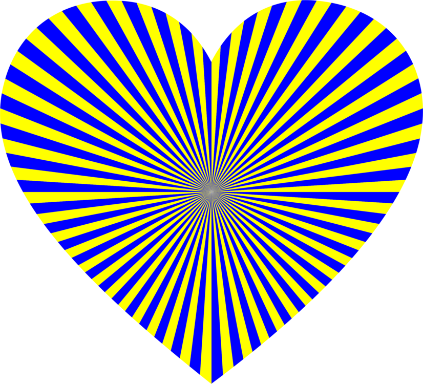 Heart,Electric Blue,Symmetry