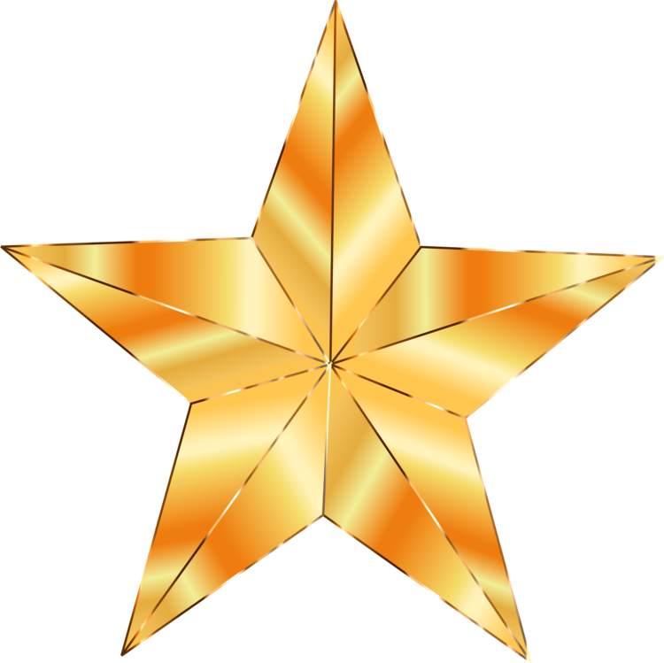 Paper,Star,Gold