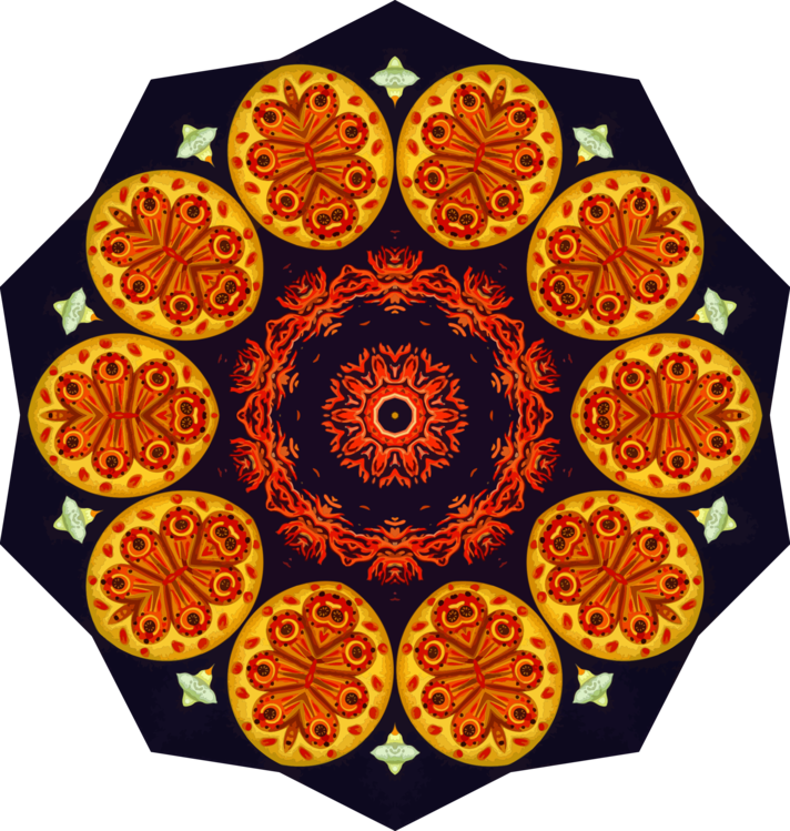 Orange,Textile,Circle