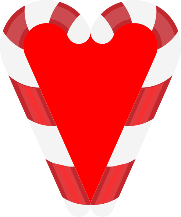 Heart,Red,Candy Cane