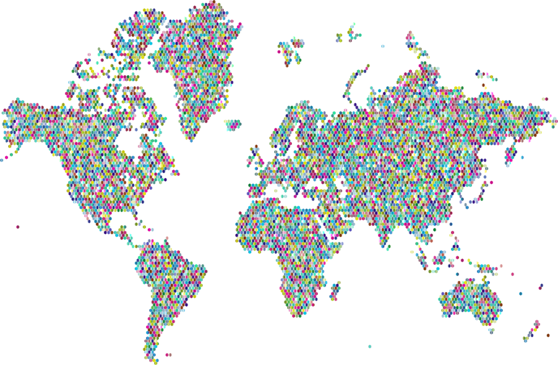 Confetti,World,World Map