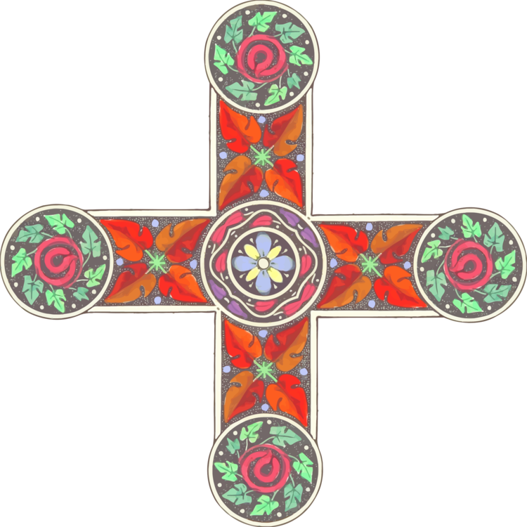 Symbol,Cross,Kaleidoscope