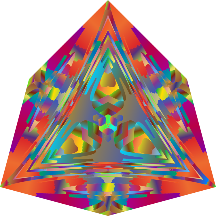 Psychedelic Art,Pyramid,Triangle