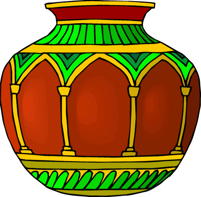 Art,Yellow,Vase
