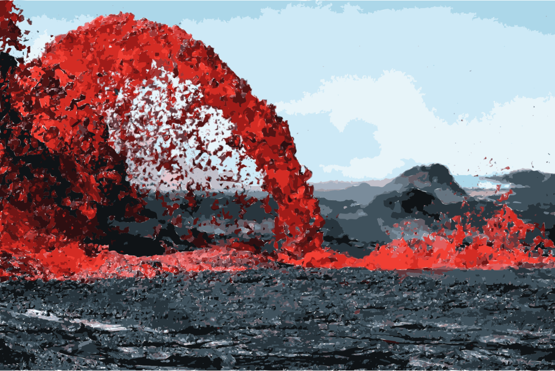 Lava Plain,Landscape,Volcanic Rock
