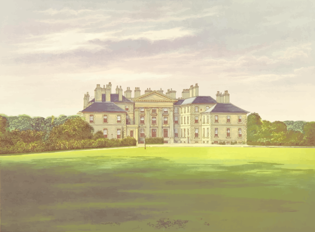 Building,Lawn,Stately Home