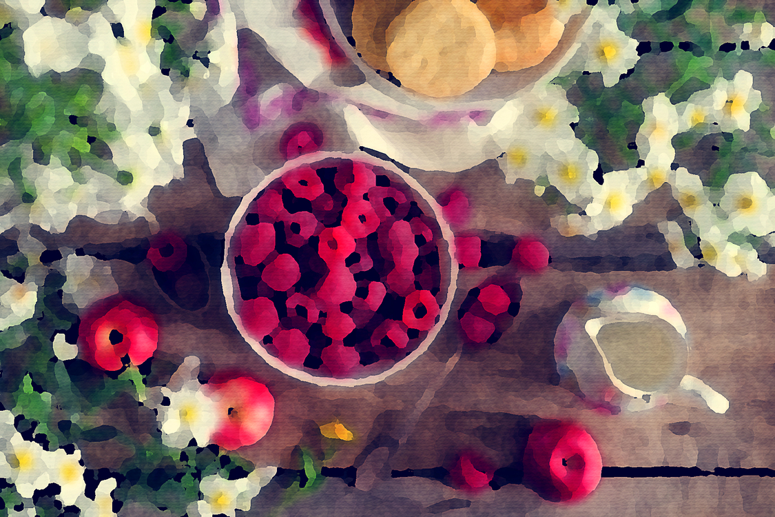 Cuisine,Watercolor Paint,Flower