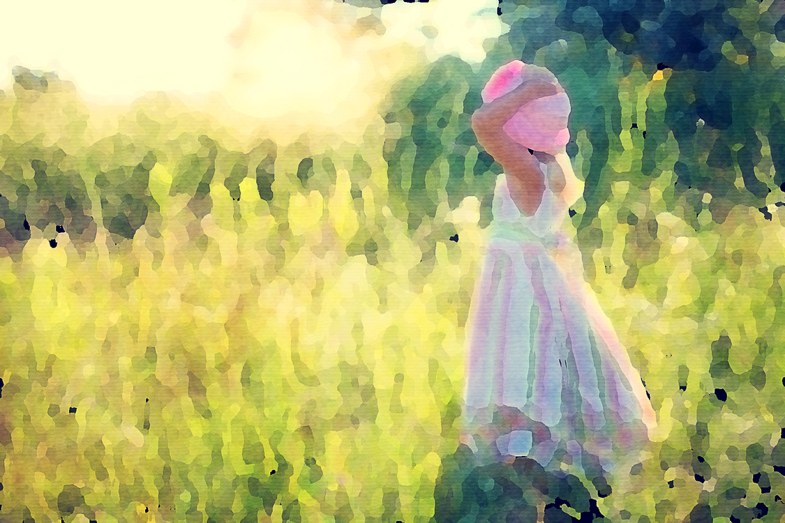 Watercolor Paint,People In Nature,Art