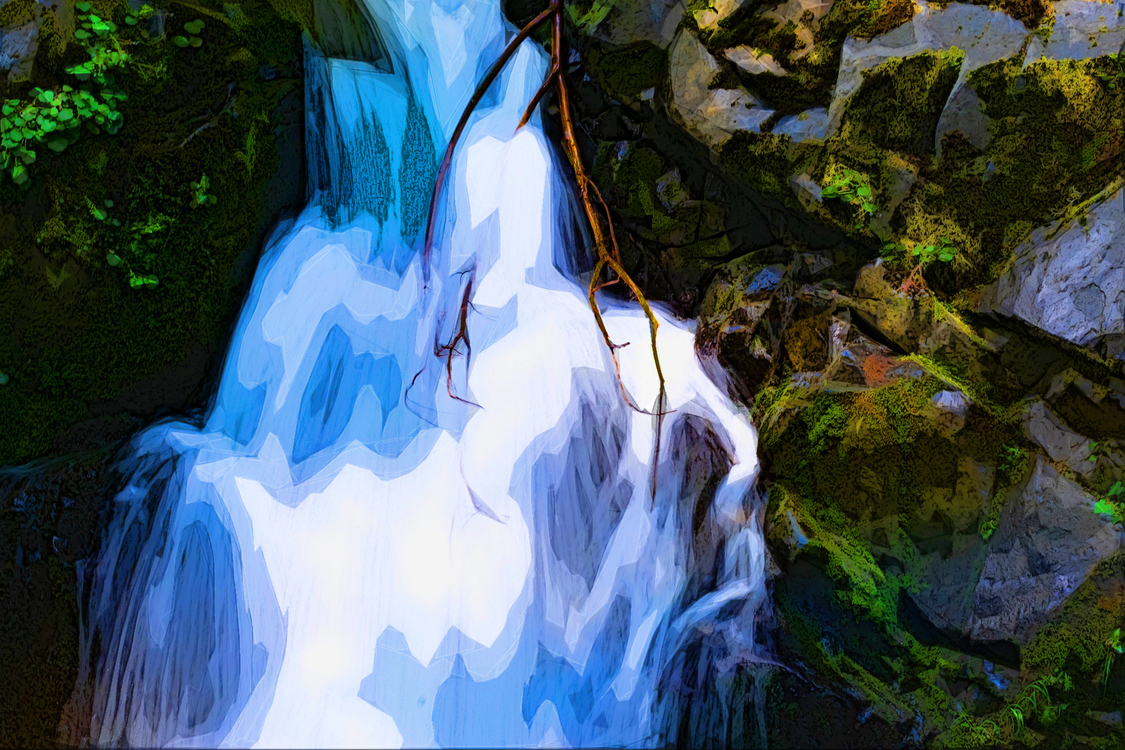 Waterfall,Body Of Water,Nature