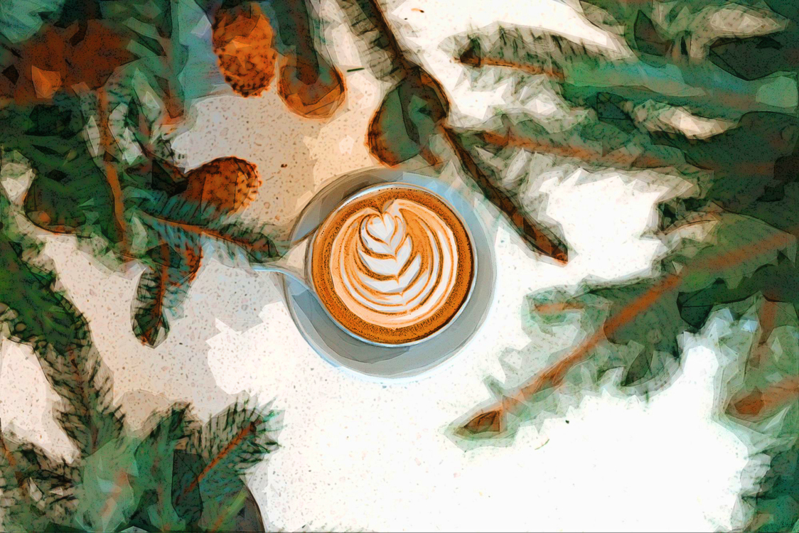 Latte,Tree,Coffee