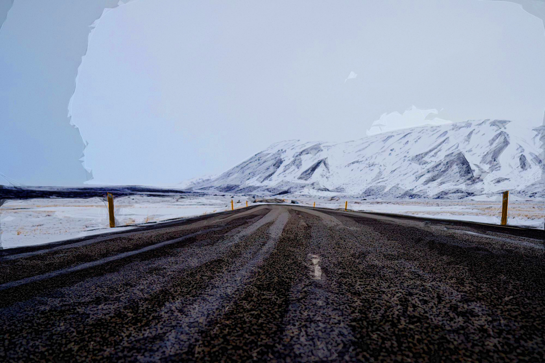 Snow,Sky,Road