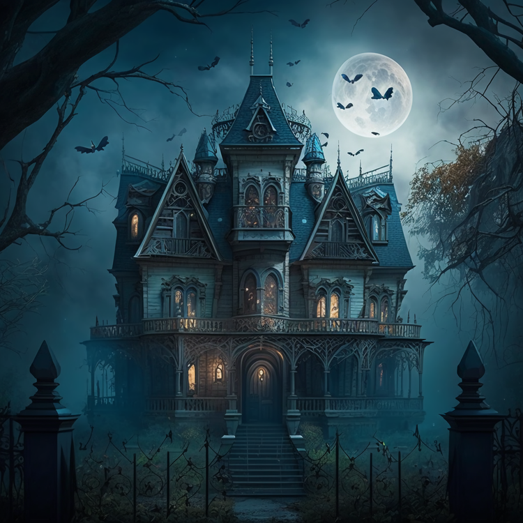 Spooky Castle,Horror House,Gothic