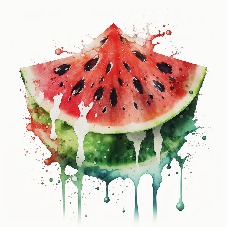 Watercolor Watermelon,Watermelon Slice,Others
