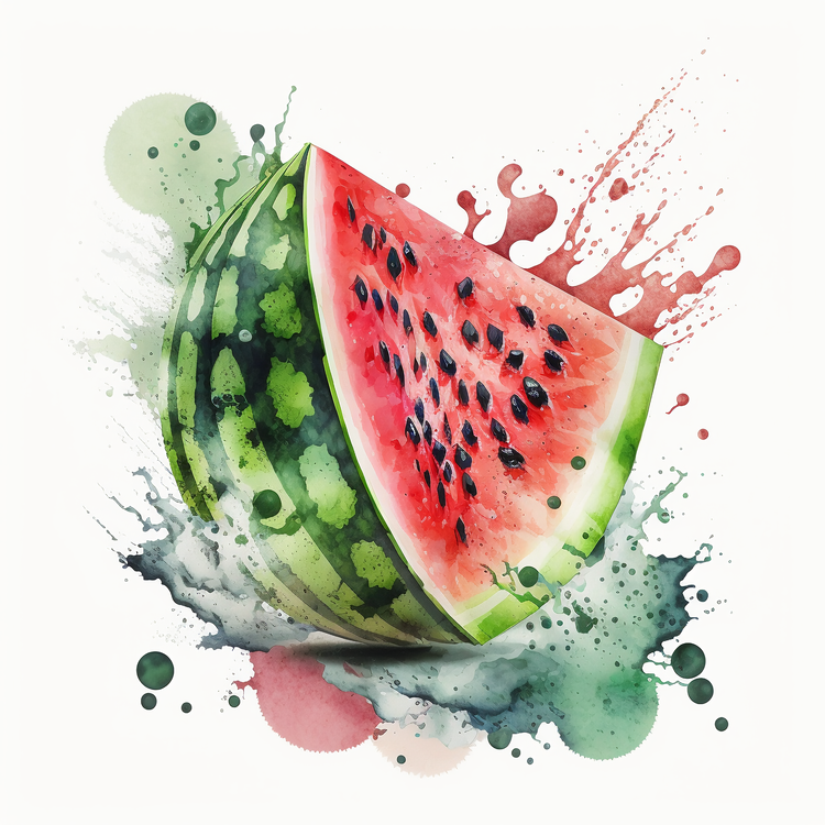 Watercolor Watermelon,Watermelon Slice,Others
