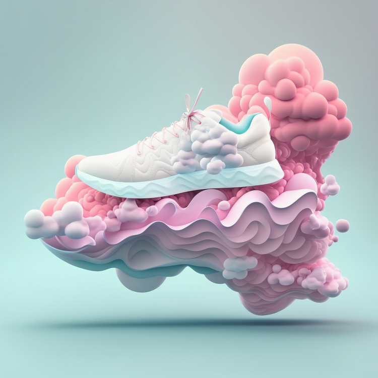 Sneakers,Cotton Candy,3d Shoes