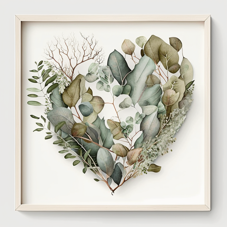 Eucalyptus,Heart Frame,Others