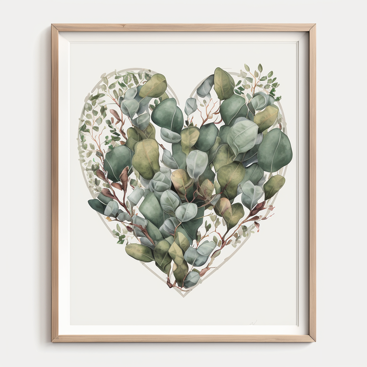 Eucalyptus,Heart Frame,Others