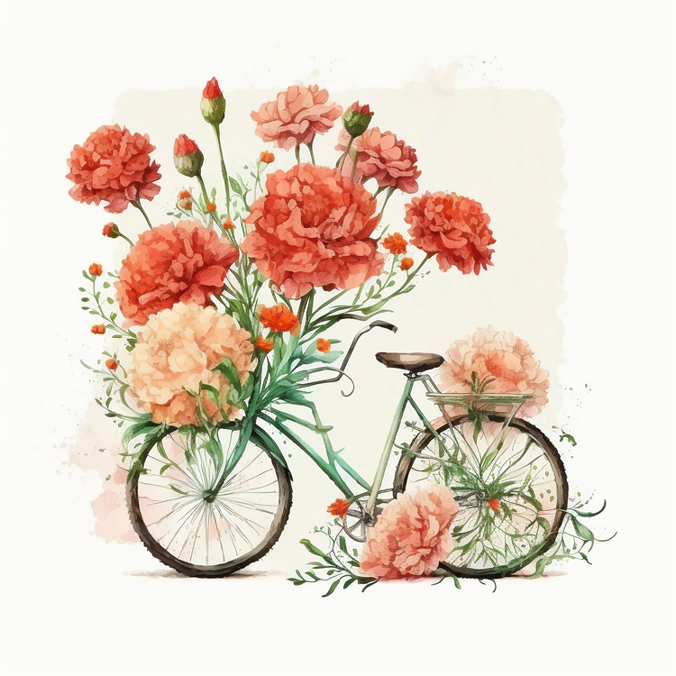 Watercolor Carnations,Vintage Carnations,Others