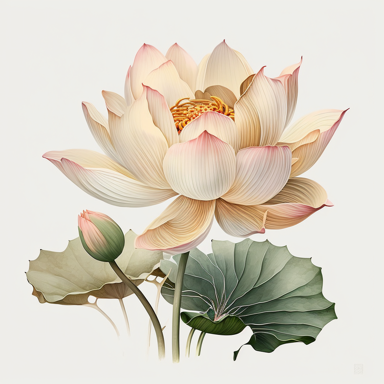 Hand Painted Lotus Flower,Lotus,Flower
