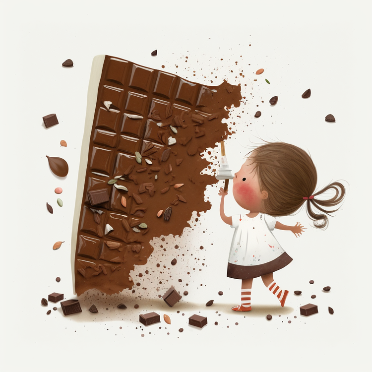 Happy Kids With Chocolate,International Chocolate Day,Chocolate