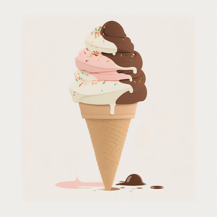 Ice Cream,Chocolate,Whipped Cream