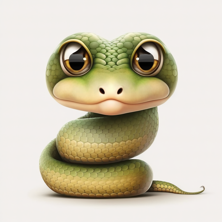 Cute Cartoon Snake,Snake Day,Snake