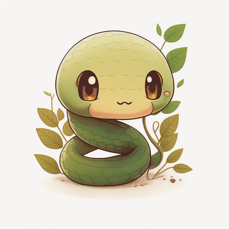 Cute Cartoon Snake,Snake Day,Snake