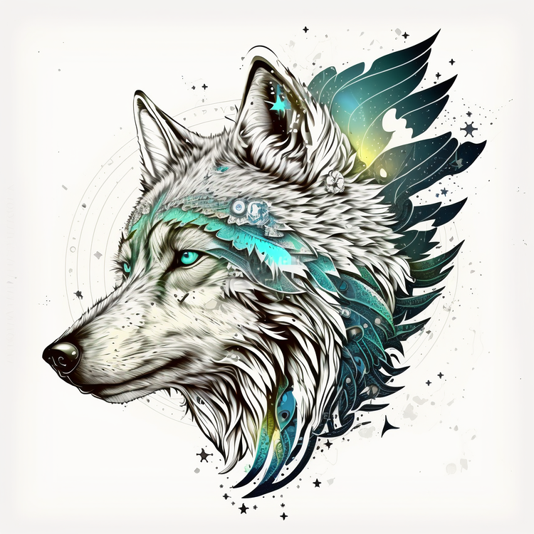 Wolf,Wild,Feral