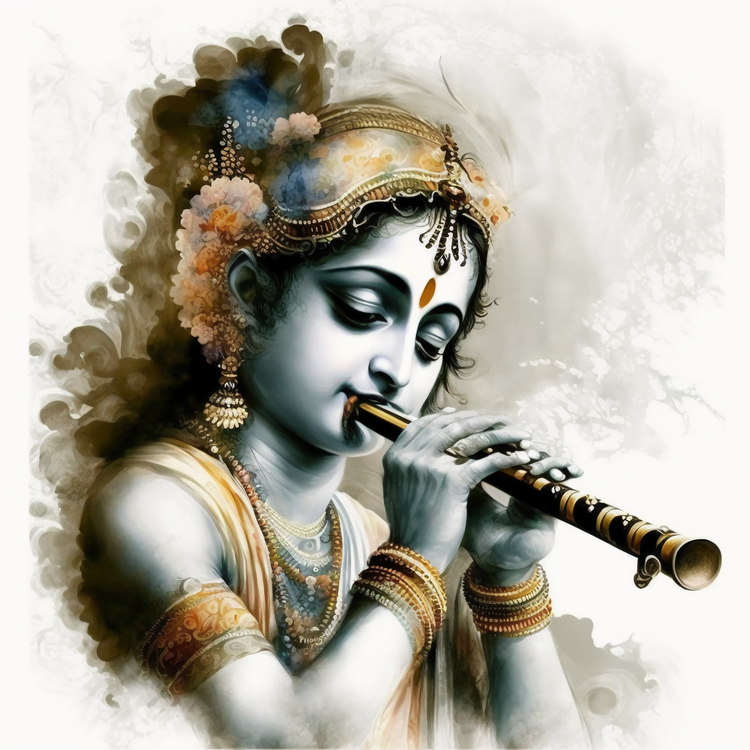 Lord Krishna,Flute Playing,Janmashtami