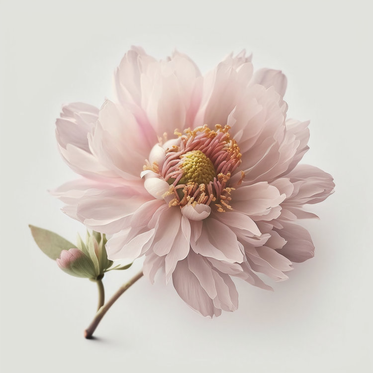 Sweetest Flower,Pink Flower,White Background
