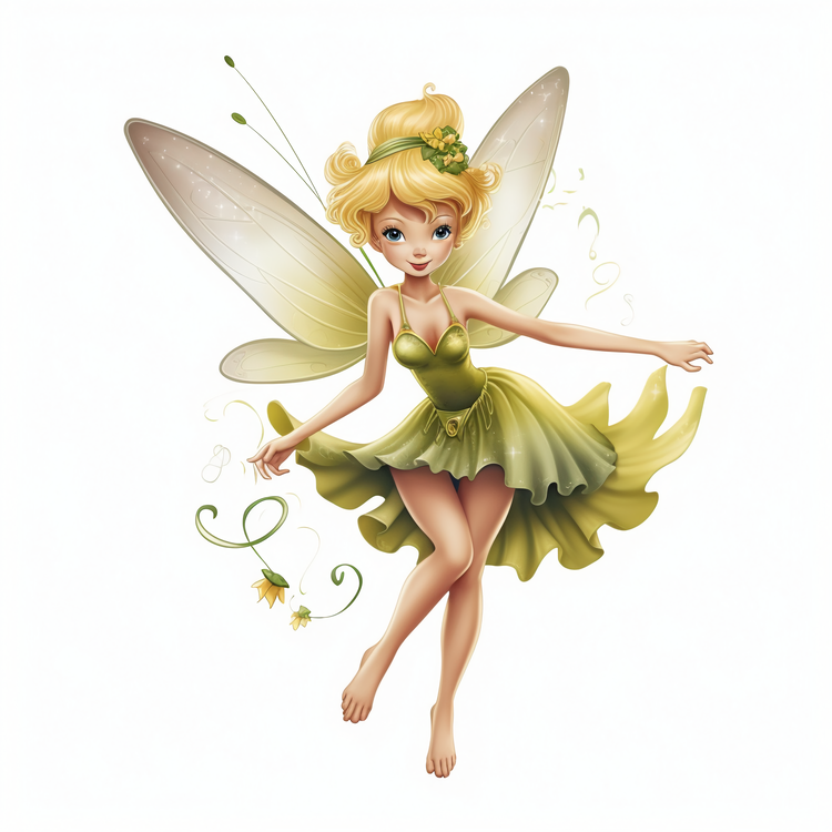 Cartoon Fairy,Cute,Magical