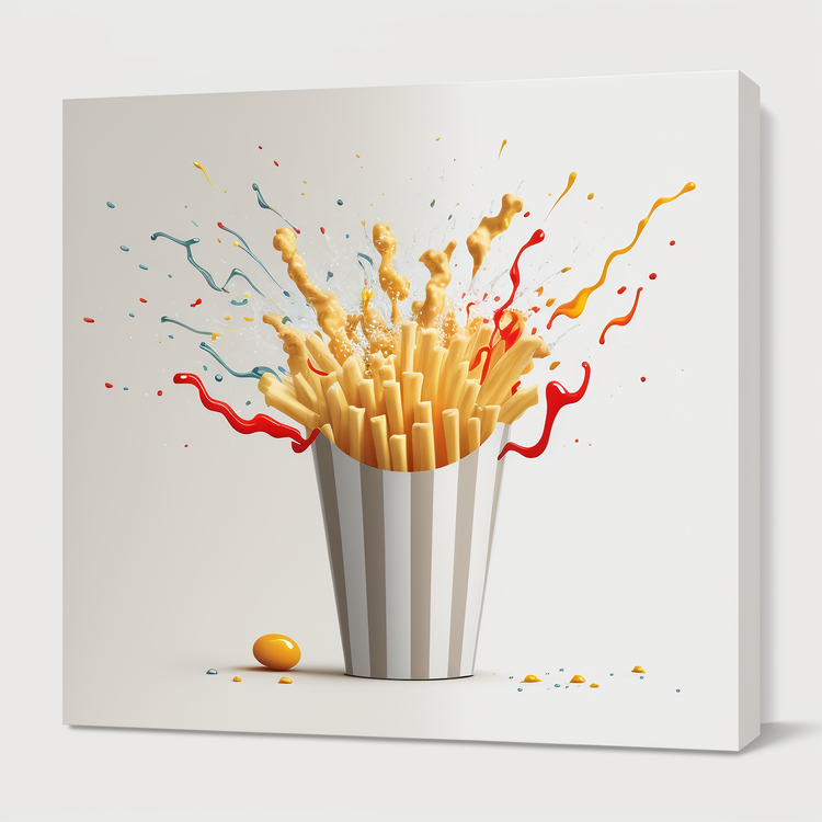 National French Fry Day,French Fries,Food Art