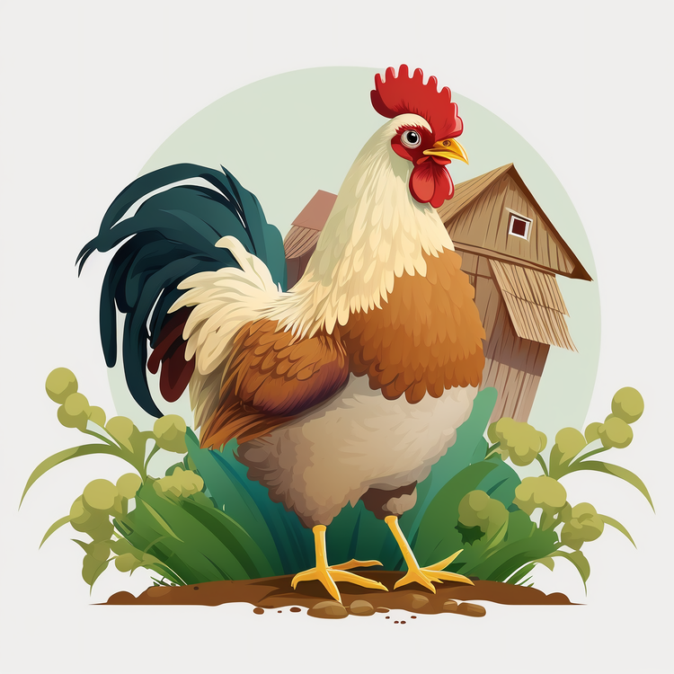 Cute  Cartoon Chicken,World Farm Animals Day,Chicken