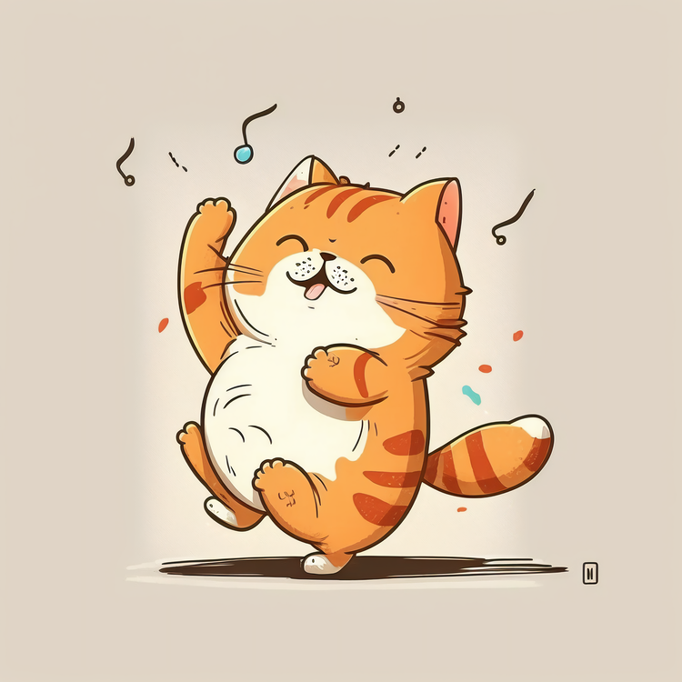 World Animal Day,Cute Cartoon Cat,Cat