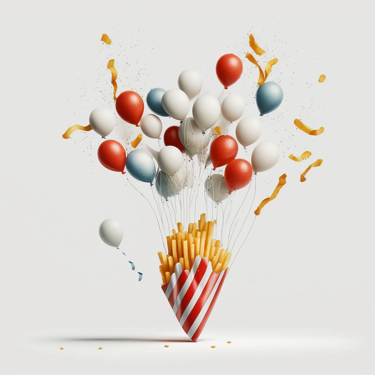 National French Fry Day,Balloons,Party